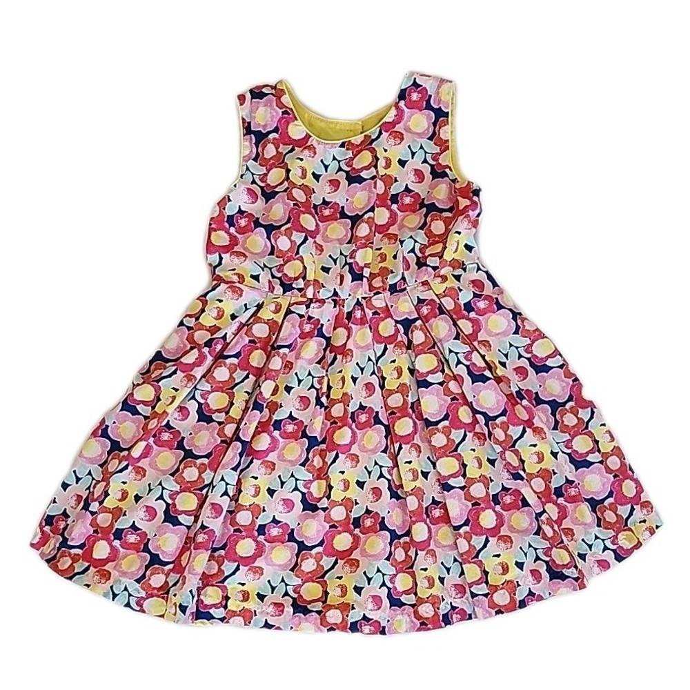 Marmeletta Girls Skater Dress Size 6X Twirly Floral Lined Tulle Easter Occasion - Picture 2 of 14